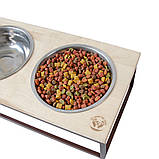 Годівниця від Джека модель №4 (M) коричнева, фото 3