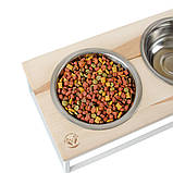 Годівниця від Джека модель №4 (M) біла, фото 3