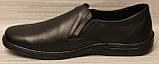 Чоловічі туфлі шкіряні чорні від виробника модель ВОЛ24-18, фото 3