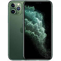 Смартфон эпл с большим дисплеем и тройной камерой на карты iPhone 11 Pro 4/64 gb Midnight Green НОВЫЙ