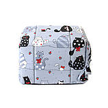 Лежак вiд Джека Фелідж (Тканина Коти на сірому фоні), фото 4