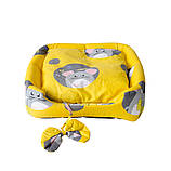 Лежак вiд Джека Вiгвам (тканина Миші на жовтому фоні), фото 3