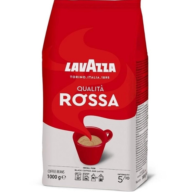 Кава в зернах в дойпаці Lavazza Qualita Rossa 1кг