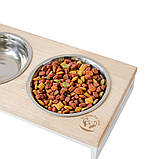 Годівниця від Джека модель №3 (XS) біла, фото 3