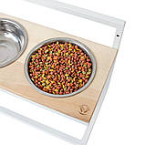 Годівниця від Джека модель №5 (M/L/XXL) біла, фото 5