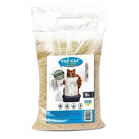 Соєвий Наповнювач Top Cat Tofu для котячого туалету Класік без запаху 6 л.