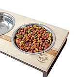 Годівниця від Джека модель №2 (XS) коричнева, фото 3