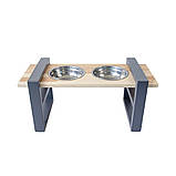 Годівниця від Джека модель №1 (M/L) графіт, фото 2