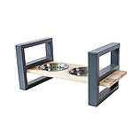 Годівниця від Джека модель №1 (M/L) графіт, фото 3