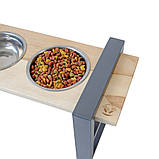 Годівниця від Джека модель №1 (M/L) графіт, фото 4