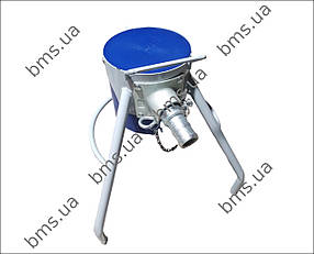 Гаситель 50 мм, штуцер підкова, синя бочка original, тринога без гумових ніжок