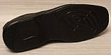 Туфлі чоловічі чорні на шнурках шкіряні від виробника модель ВОЛ24-15, фото 6