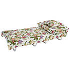 Ліжко на ламелях з постіллю d25 мм (Бязь, Квіти польові)