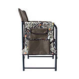 Стілець "Режисер з м'якою полицею Економ" d25 мм (Оксфорд, Шоколад), фото 3