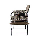 Стілець "Режисер з м'якою полицею Економ" d25 мм (Оксфорд, Шоколад), фото 4