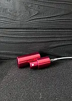 Металлический спрей для флакона под закрутку 18 мм красный глянцевый
