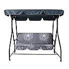 Гойдалка садова "Вероніка" (Бязь, Кульбаба на сірому)