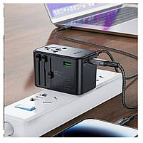 Мережевий зарядний пристрій Acefast Z1 PD75W GaN (3*USB-C+2*USB-A) Чорний, фото 10