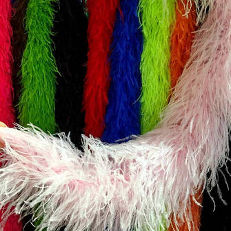 Боа з пір'я страуса, індика