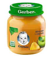 Пюре GERBER "Яблоко и груша", 130г