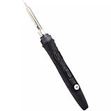 Керамічний портативний паяльник 12 V 80 W + кабель для акумулятора, фото 3