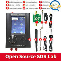 SDR радіостанція РЕБ Анализатор спектру HackRF One Portapack H2