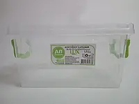 Контейнер універсальний із харчового пластику для зберігання продуктів 1,5 л 212Х141Х105 мм Ал-Пластик OST-123