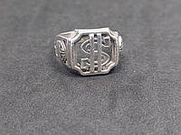 Серебряное кольцо БУ 925 пробы, размер 21. Вес - 5,97 г. Серебряные изделия бу в Украине