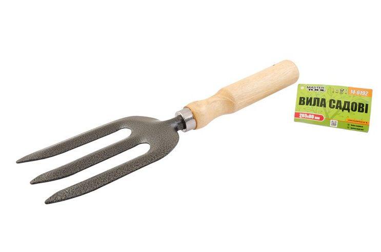 Вилка садова з дерев'яною ручкою 265*80мм 14-6192 Mastertool