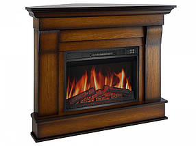 Кутовий електрокамін с порталом, камінокомплект з обігрівом ArtiFlame Albion Corner AF23S Дуб Антик (зі звуком), фото 3