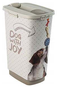 Контейнер для корму домашніх тварин білий Rotho Cody 50л (40020)