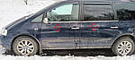 Окантовка вікон (4 шт, нерж) Carmos - Турецька сталь для Volkswagen Sharan 1995-2010 рр