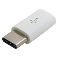 Переходник Lapara USB 3.1 Type-C male to Micro USB female OTG (LA-Type-C-MicroUSB-adaptor white) BS-03