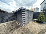 Хозблок збірний 3х3 / госпблок з дровником / готовий госпблок для дачі, фото 9