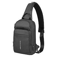 Рюкзак на одно плечо Mark Ryden MiniMax MR7618 30 х 22 х 10 см Черный