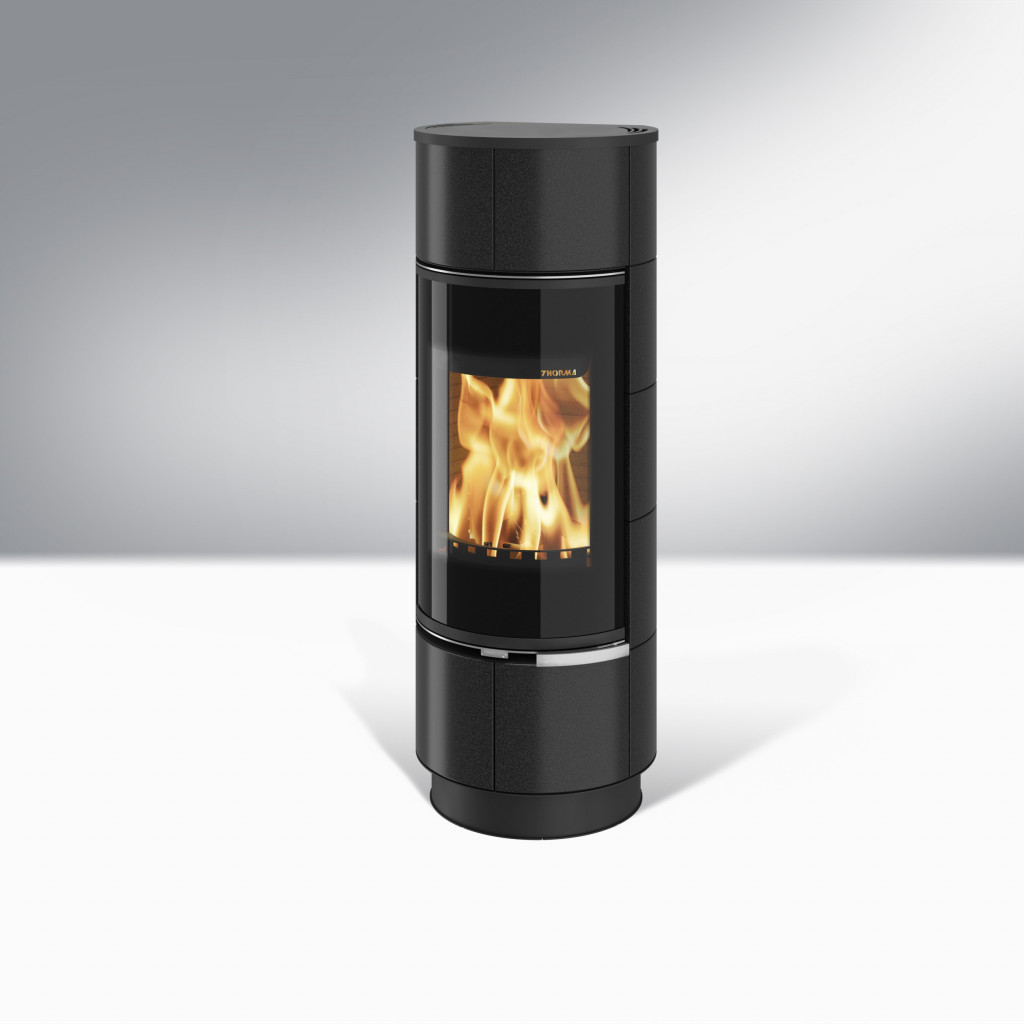 Піч-камін Thorma ATIKA Ceramic PLUS графит мат, фото 1
