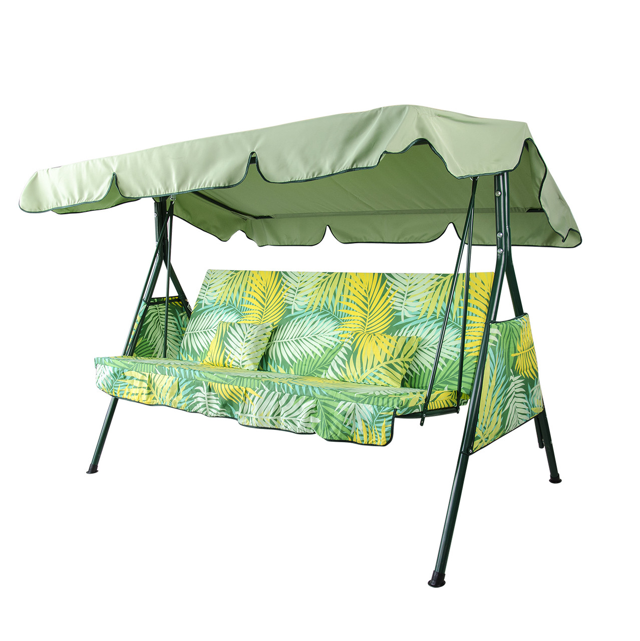 Качели "Дача" (Бязь, Папоротник), фото 1