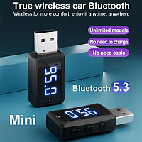 FM-трансмиттер модулятор USB беспроводное подключение телефона Bluetooth 5.3 к автомагнитоле