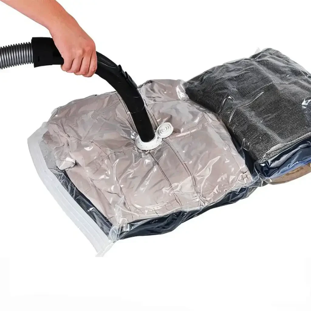 Пакет для вакуумной упаковки одежды от пылесоса 50х60см, Вакуумный мешок для одежды TMK - фото 8 - id-p2106777559