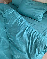 Комплект постельного белья сатин SADA Lux полуторный бирюзовый (447596)