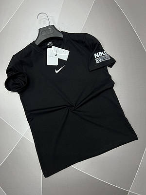 Футболка чоловіча Nike S-XXL арт.1777-2, L, 48, Чорний