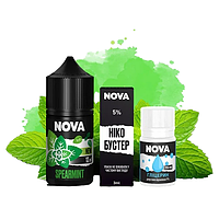 Набір для рідини Nova 30ml 5% М'ята, сольовий самозаміс, для самостійного приготування