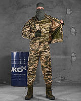Весенний костюм ВСУ пиксельный, тактический костюм 3 в 1 камуфляж пиксель, размер S
