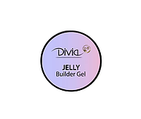 Гель для нарощування Divia Di1726 Jelly Builder Gel GJ01 Clear 14г