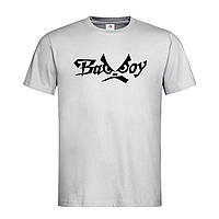Светло-серая мужская/унисекс футболка MMA Bad Boy Logo (18-1-5-світло-сірий меланж)