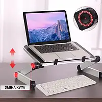 Столик подставка для ноутбука складной с регулировкой наклона и высоты, Портативный столик для ноутбука TMK