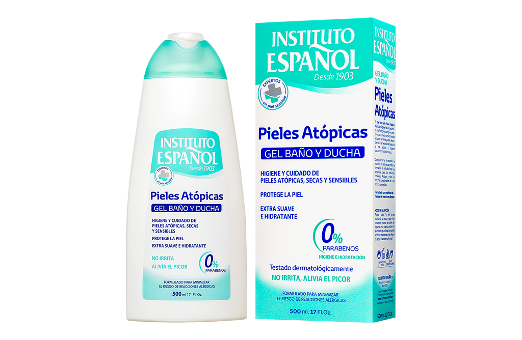 Гель для душу для атопічної та чутливої шкіри Instituto Espanol ATOPICAS 500 мл, фото 1