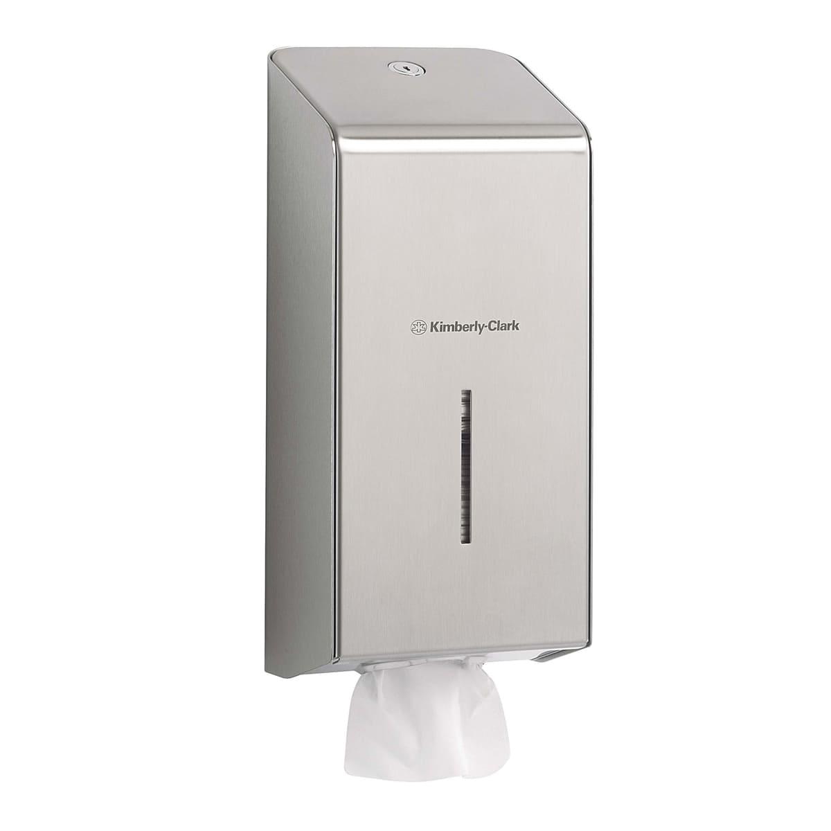 Диспенсер Kimberly-Clark для листового туалетного паперу, металевий - фото 4 - id-p2106786388
