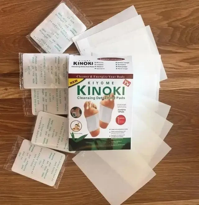 Лечебные пластыри для выведения шлаков из организма Kinoki, Пластырь антитоксин для очищения организма TMK - фото 3 - id-p2106779577