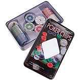 Покерні фішки набір для покеру фішок 100 штук у коробці, фото 7